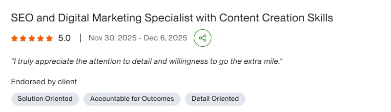 Client review 1